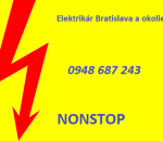 Poruchová služba -elektrikár Bratislava NONSTO