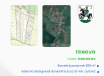 Rovinatý pozemok v Trnove s inžinierskymi sieť